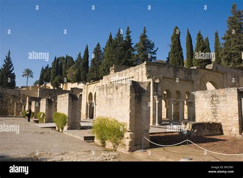 Cordoba Spain The Ruins At Medina Azahara Or Madinat Al Zahra Palace