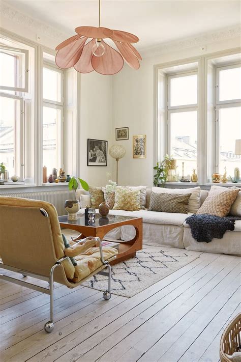 warm scandinavian living room 8