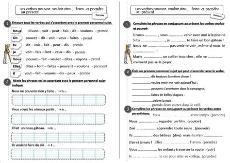 Evaluation Conjugaison Ce2 Present