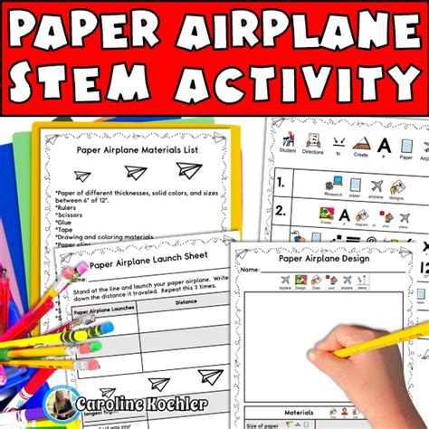 Paper Airplane Stem Challenge Special Ed Science Activities Caroline