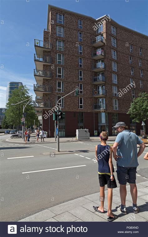 Junction HafenCity Harbour City Hamburg Germany Stock Photo Alamy