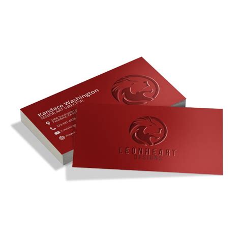 Raised Spot Uv Business Cards Franchise Print Shop