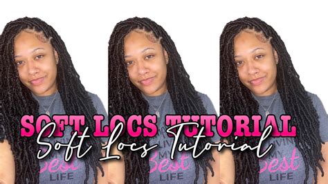 Beginner Friendly Soft Loc Tutorial 18in Bobbi Boss Nu Locs Youtube