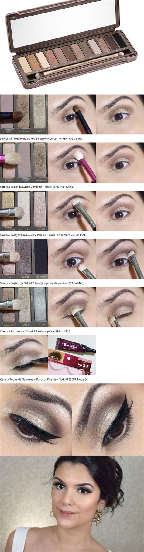 Tutorial Sugestão de make pro Natal Naked 2 Palette 2Beauty Marina Smith