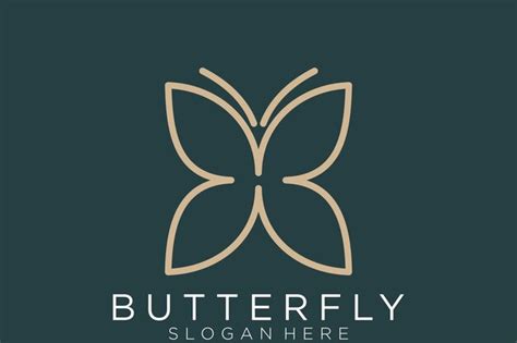 Premium Vector Luxury Gold Butterfly Logo Design