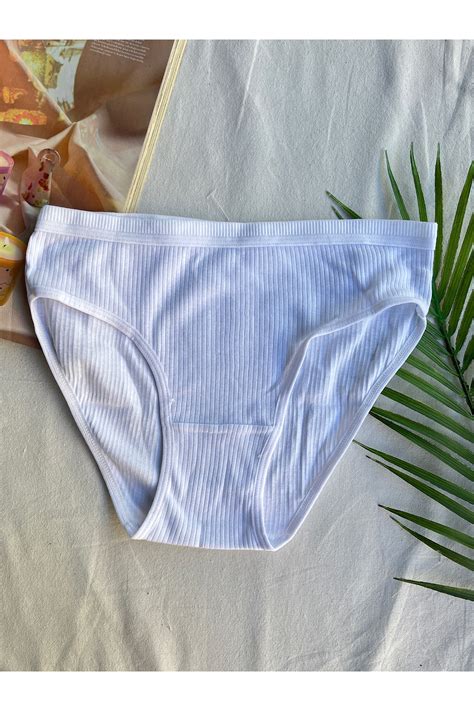 hepsi moda Ribana Bikini Külot 3033 Beyaz Fiyatı Yorumları Trendyol