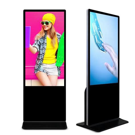 Lcd Floor Standing Vertical Tv Touch Screen Kiosk K Indoor Advertising