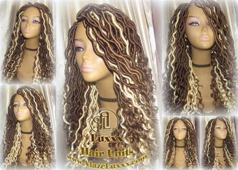 Goddess Faux Locs Platinum Brown Blonde Gypsy Boho Etsy