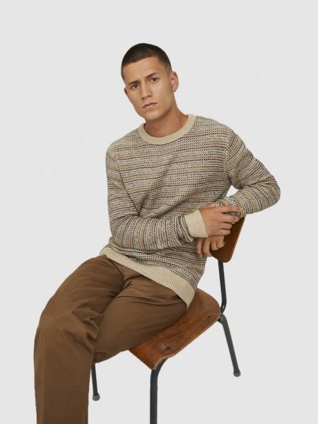 Prendas De Punto Hombre Gris Jack And Jones 12212816 1221281615