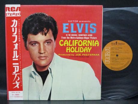 Backwood Records Elvis Presley California Holiday Japan Early LP OBI