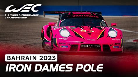 Porsche Rsr Onboard Iron Dames Pole Lap I Hours Of