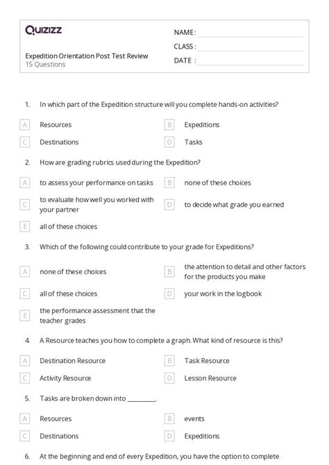 50+ Performance Tasks worksheets for 6th Grade on Quizizz | Free ...