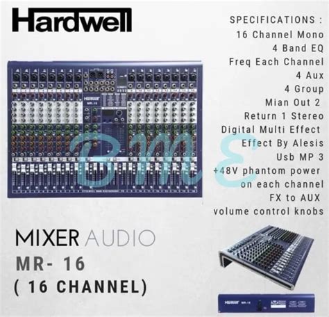 Mixer Hardwell Mr Original Mixing Terbaik Channel Lazada Indonesia