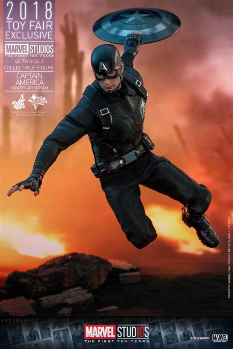 Hot Toys Reveals Marvel S Captain America Concept Art Action Figure GeekTyrant
