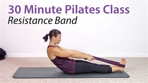 30 Minute At Home Pilates Workout With A Resistance Band Youtube