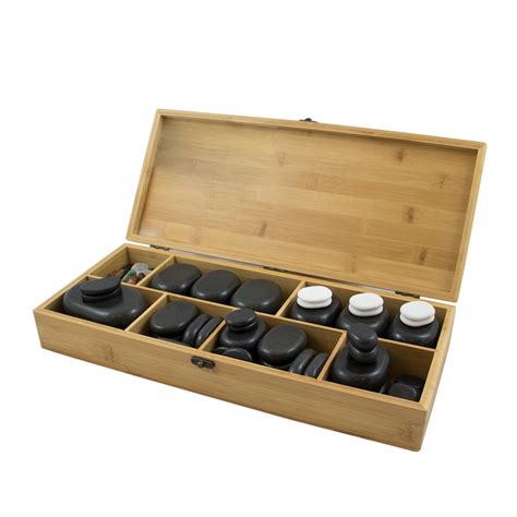 Hot Stone Basaltstein Set Stk Frank Kosmetik