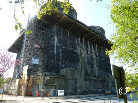 Flakturm Type Vi G Hochbunker At Wilhelmsburg Hamburg Germany