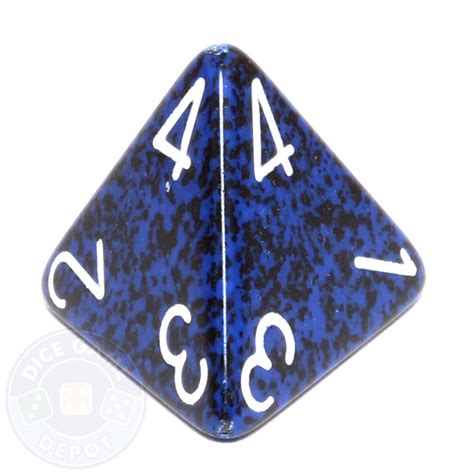 Speckled Stealth 4 Sided Dice D4 For Sale Dice Game Depot