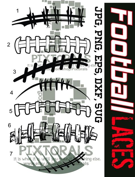 Vector Football Laces at GetDrawings | Free download