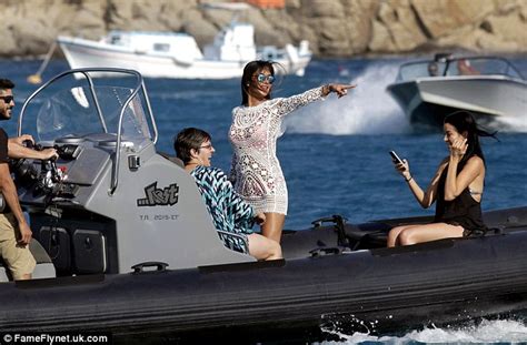 Nicole Scherzinger Flaunts Amazing Figure In Red Strappy Bikini In Greece Daily Mail Online