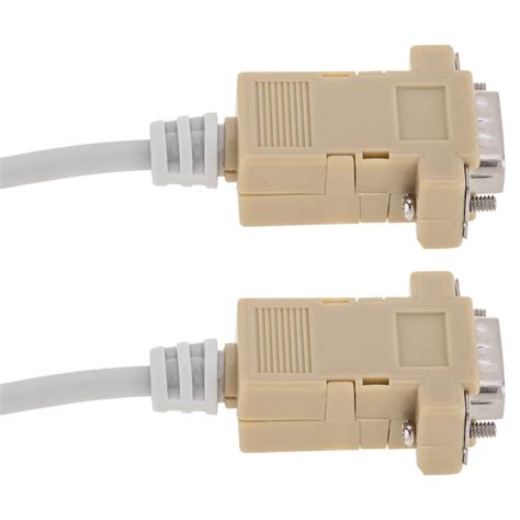 15m de câble série Null Modem DB9 M M Cablematic