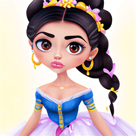 Disney Latina Princess Art Creative Fabrica