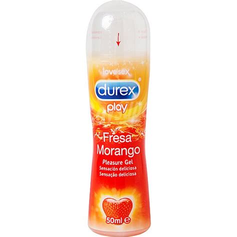 DUREX Play Love Sex pleasure gel lubricante íntimo Fresa unidad