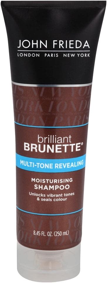John Frieda Brilliant Brunette Moisturizing Shampoo Hair Protection Colour Treated Oz
