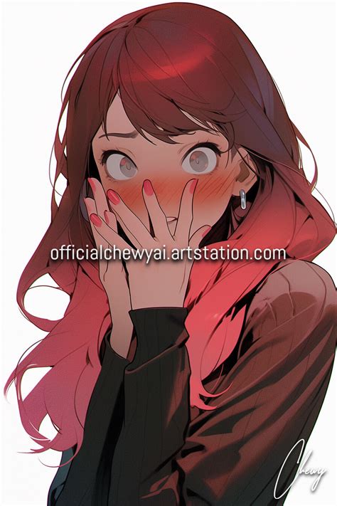 Artstation Blushing Girls Artworks