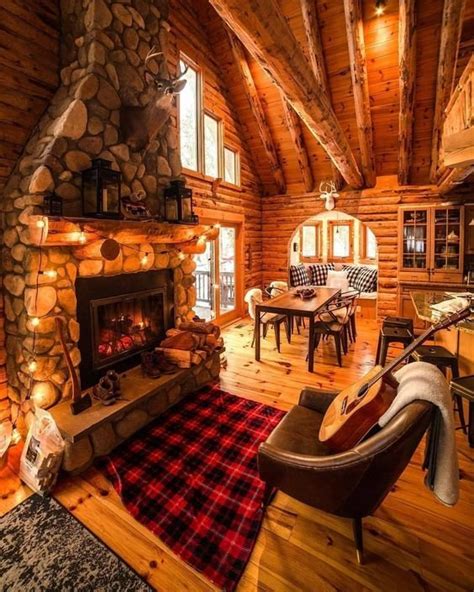 The Best 50 Log Cabin Interior Design Ideas | Vacuum Cleaners