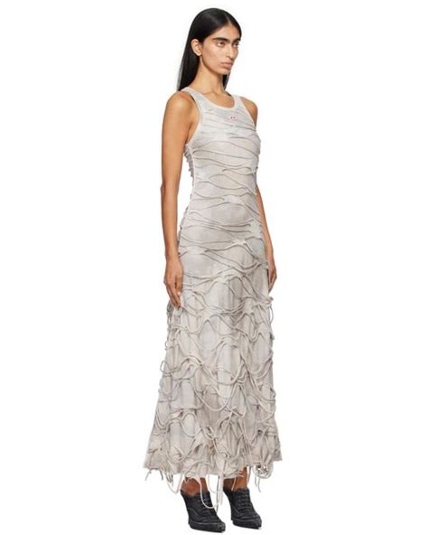Diesel D Jaral Maxi Dress In Black Lyst