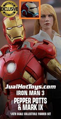 Jualhottoys Hot Toys Pepper Potts Mark Ix Exclusive Mms Iron Man