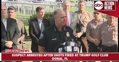 Shots Fired At Trump Golf Club Suspect Arrested