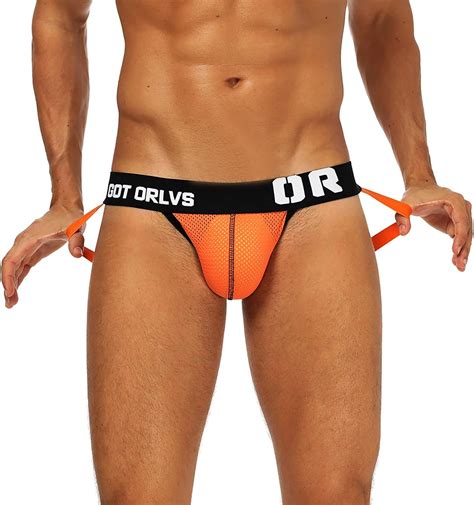 Buy Mens Briefs Jockstrap Soft G String Thong Jockstraps Low Rise Sexy Briefs Underpants Bikini
