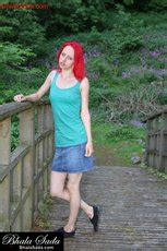 Nothing Makes This Redhead Girl Happier Than Posing Naked Outdoors Photos