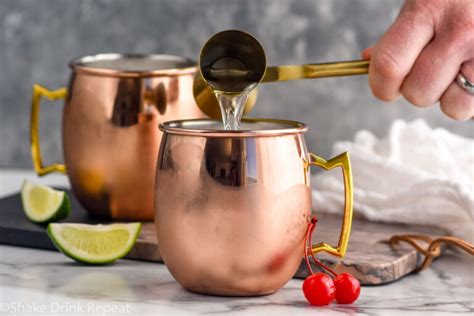 Cherry Moscow Mule Recipe Shake Drink Repeat