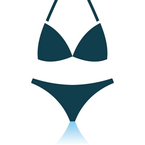 Blue Bikini Top Royalty Free Vector Image VectorStock