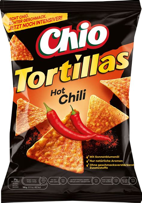 Chio Tortillas hot CHILI, 110 g - Piccantino Online Shop International