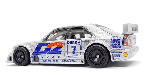 Машинка Premium Hot Wheels 1994 AMG Mercedes C Class DTM Touring Car Deutschland Design 1 64