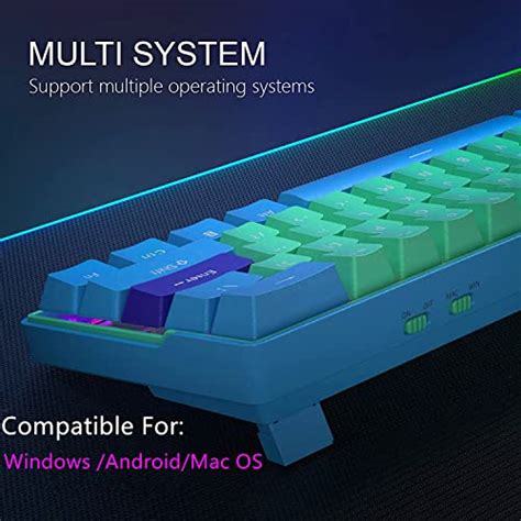 Boyi Wireless Hot Swappable Rgb Mechanical Keyboard Bluetooth Type C Wired Dual Mode Pbt