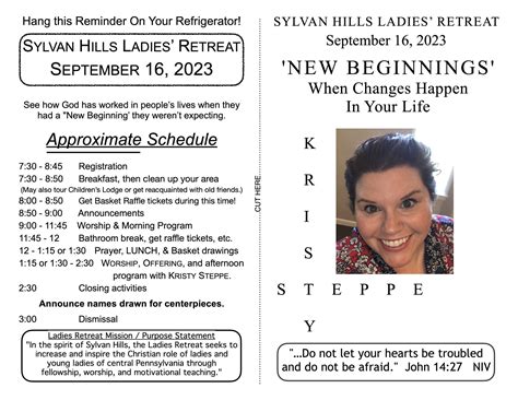 Sylvan Hills Ladies’ Retreat – Sign up now! – Sylvan Hills Christian