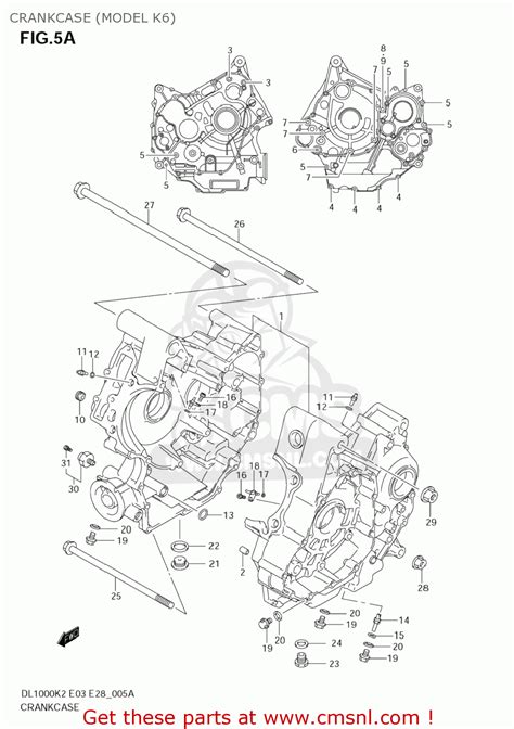 Suzuki Dl Vstrom K Usa E Crankcase Model K Buy