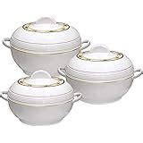 Amazon Asian Ambiente Large Food Warmer Hot Pot Set Of Insulated Casseroles And