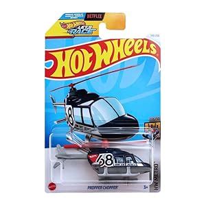 Hot Wheels Let S Race Netlix Propper Chopper Hw Metro For Ages And Up Blue Amazon In Toys