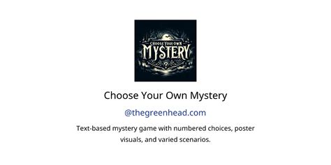 Choose Your Own Mystery Gpts Author Description Features And