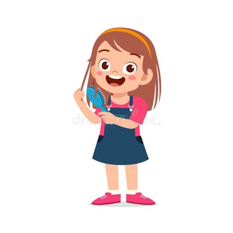 Kid Comb Hair Stock Illustrations 503 Kid Comb Hair Stock
