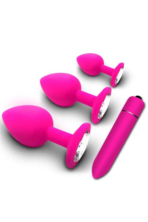 Genel Markalar Silikon Anal Tıpa Seti Mini Vibratör 3 Boy Anal Alıştırma Tıpa Seti Fiyatı