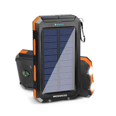 Amazon Wongkuo Solar Charger Power Bank Mah