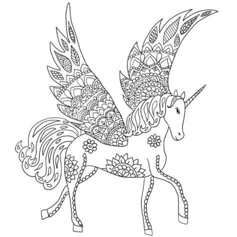 Dibujos Para Colorear De Mandalas De Unicornio Nube Para Colorear