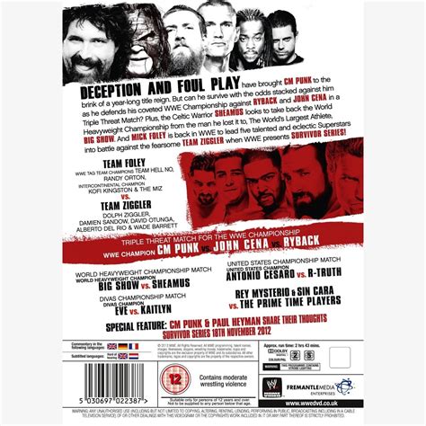 WWE Survivor Series 2012 DVD – wrestlingshop.com